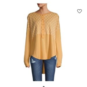 Free People - Free Spirit High-Low Henley